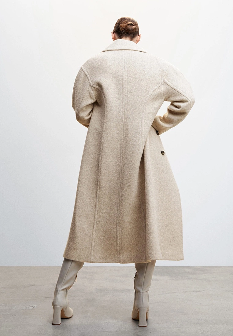 Mango Buttoned Wool Coat 4 Mango Buttoned Wool Coat - Image 2