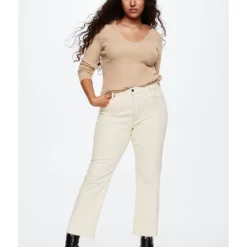 Mango High-Waist Bootcut Jeans -Mango popular store mango 3228 3767426 7