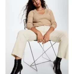 Mango High-Waist Bootcut Jeans -Mango popular store mango 3228 3767426 8