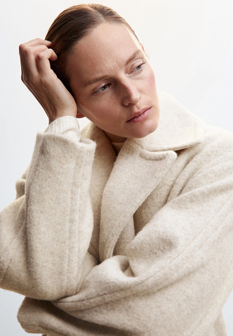 Mango Buttoned Wool Coat 5 Mango Buttoned Wool Coat - Image 3