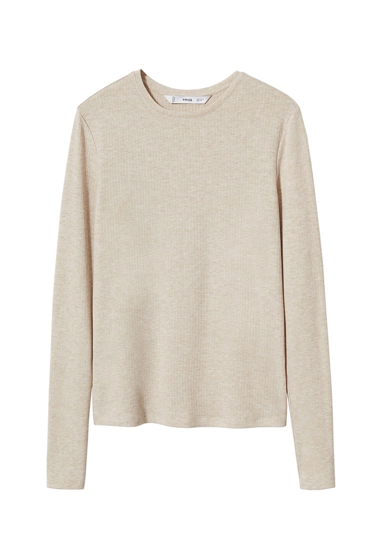 Mango Textured Knit T-Shirt 8 Mango Textured Knit T-Shirt - Image 6