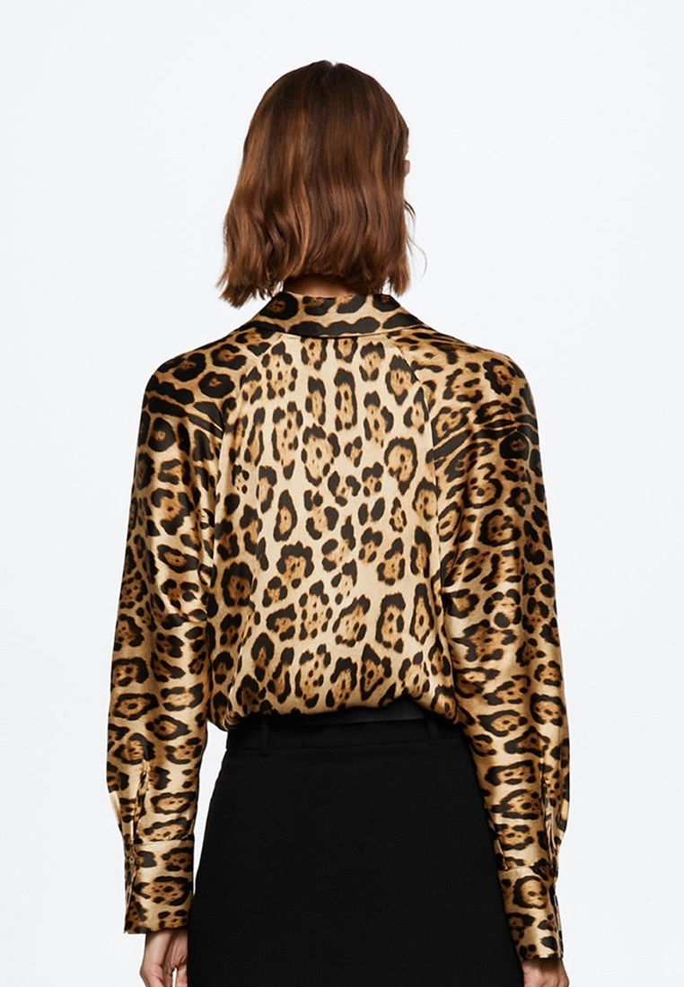 Mango Animal Print Shirt 4 Mango Animal Print Shirt - Image 2