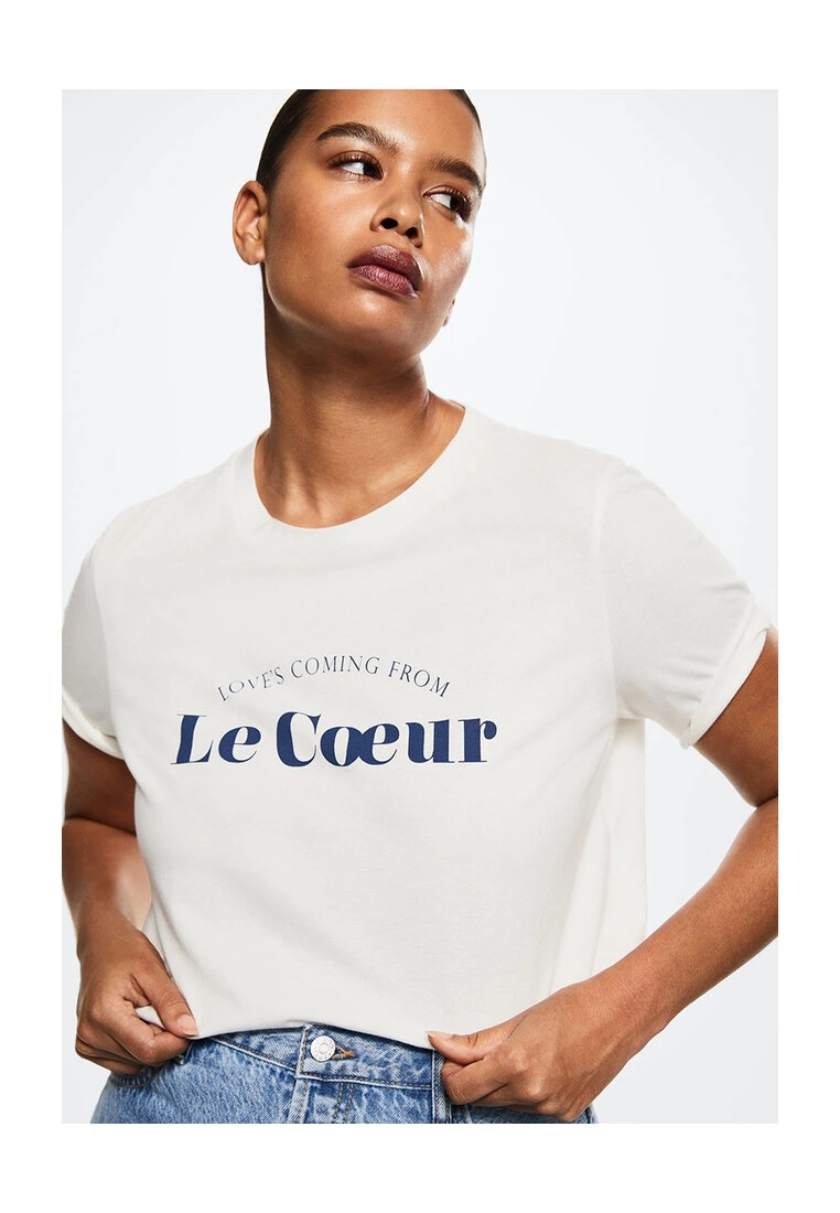 Mango Printed Cotton-Blend T-Shirt 4 Mango Printed Cotton-Blend T-Shirt - Image 2