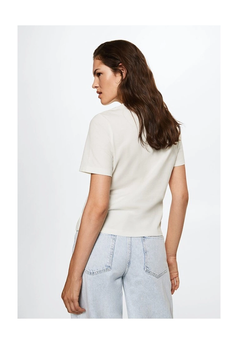 Mango Printed Cotton-Blend T-Shirt 5 Mango Printed Cotton-Blend T-Shirt - Image 3