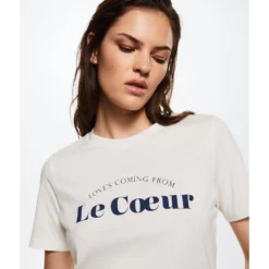 Mango Printed Cotton-Blend T-Shirt 13 Mango Printed Cotton-Blend T-Shirt -Mango popular store mango 3252 6477426 4