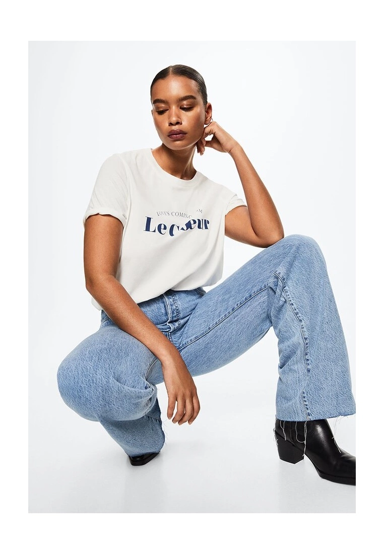 Mango Printed Cotton-Blend T-Shirt 8 Mango Printed Cotton-Blend T-Shirt - Image 6