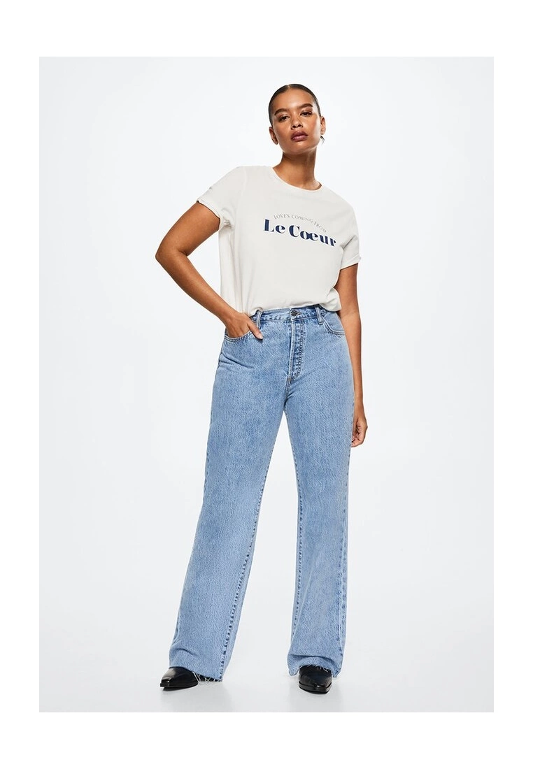 Mango Printed Cotton-Blend T-Shirt 9 Mango Printed Cotton-Blend T-Shirt - Image 7