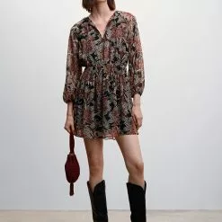 Mango Floral Chiffon Dress -Mango popular store mango 3256 7352636 5