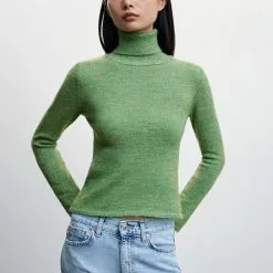 Mango Turtleneck Knitted Sweater