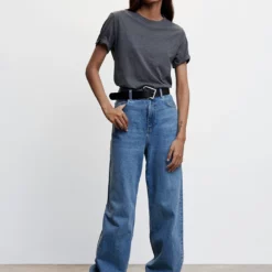 Mango 100% Cotton T-Shirt 12 Mango 100% Cotton T-Shirt -Mango popular store mango 3258 3139046 5