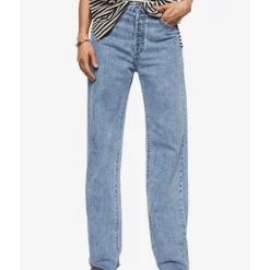 Mango High-Rise Wide Leg Jeans
