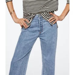 Mango High-Rise Wide Leg Jeans -Mango popular store mango 3260 3970826 5