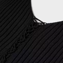 Mango Ribbed Lace Top 14 Mango Ribbed Lace Top -Mango popular store mango 3262 3952636 6