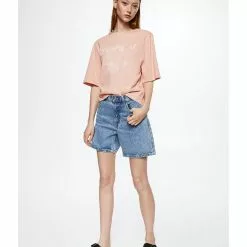 Mango Tropical Print T-Shirt -Mango popular store mango 3265 0377426 5