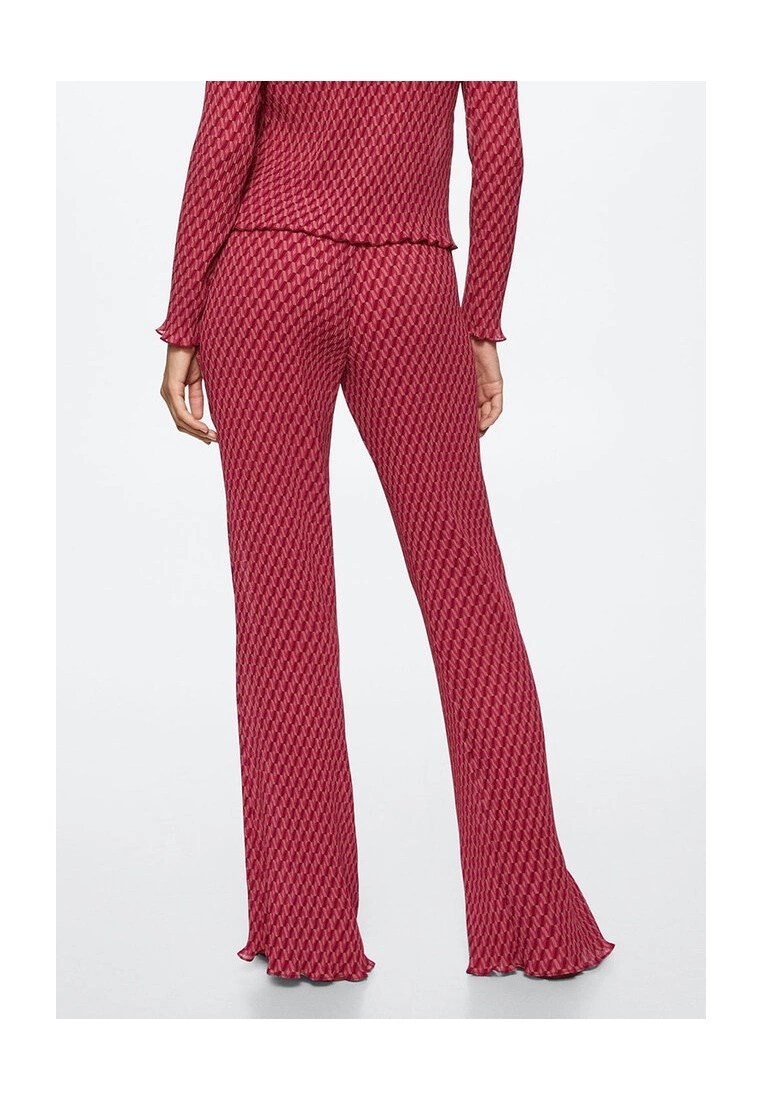 Mango Straight Textured Trousers 4 Mango Straight Textured Trousers - Image 2