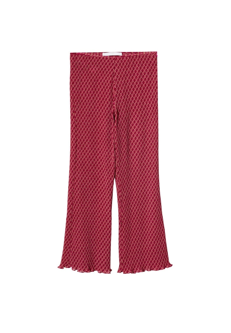Mango Straight Textured Trousers 8 Mango Straight Textured Trousers - Image 6