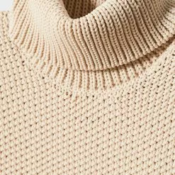 Mango Turtleneck Knitted Vest -Mango popular store mango 3269 4849046 6