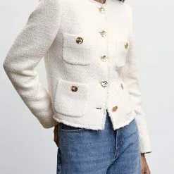 Mango Pocket Tweed Jacket -Mango popular store mango 3276 7929046 4