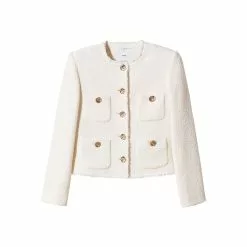 Mango Pocket Tweed Jacket -Mango popular store mango 3278 7929046 7