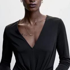 Mango Bow Long Jumpsuit -Mango popular store mango 3282 3849046 3