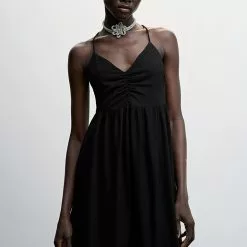 Mango Wrap Back Dress 15 Mango Wrap Back Dress -Mango popular store mango 3287 4562636 6