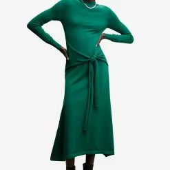 Mango Bow Knitted Dress