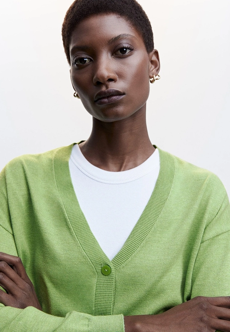 Mango Fine-Knit Cardigan 5 Mango Fine-Knit Cardigan - Image 3