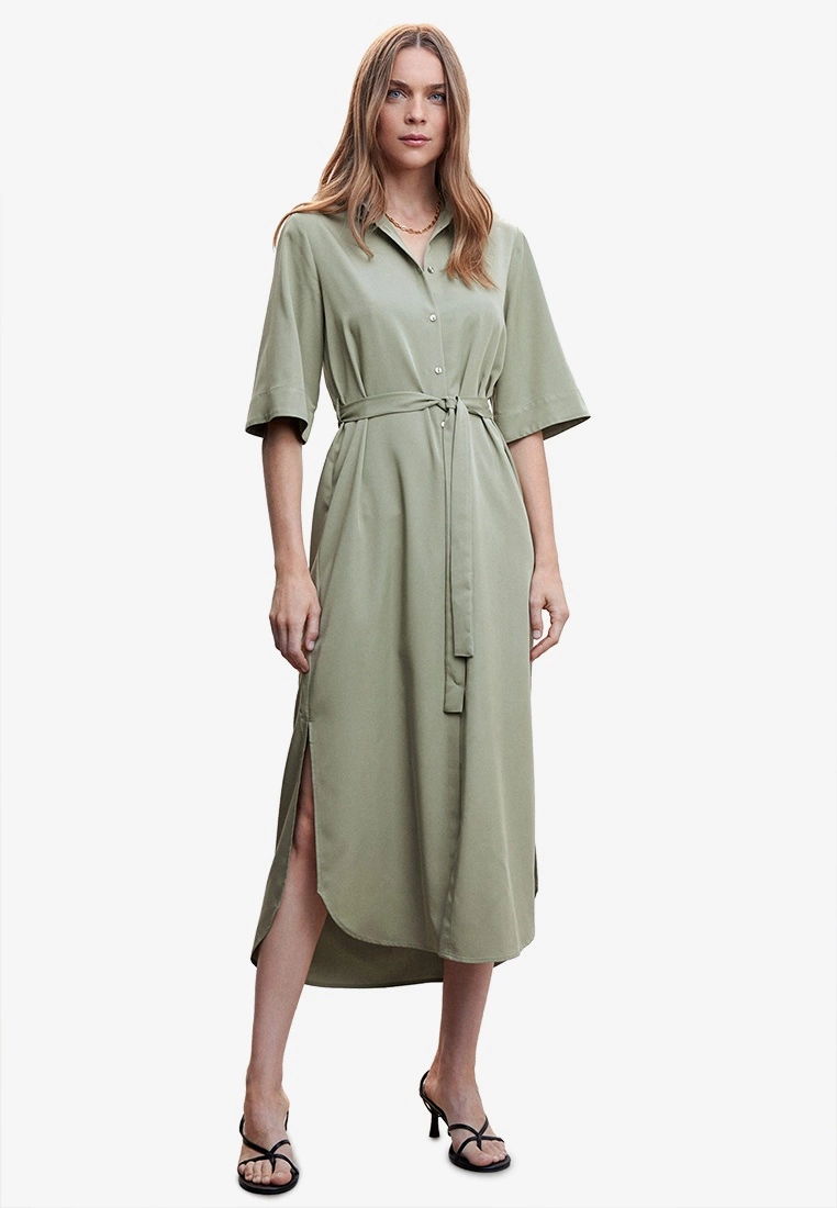Mango Bow Shirt Dress 3 Mango Bow Shirt Dress