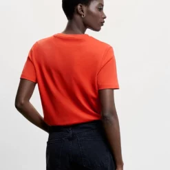 Mango Rounded Neck Cotton T-Shirt 10 Mango Rounded Neck Cotton T-Shirt -Mango popular store mango 3298 0539046 2