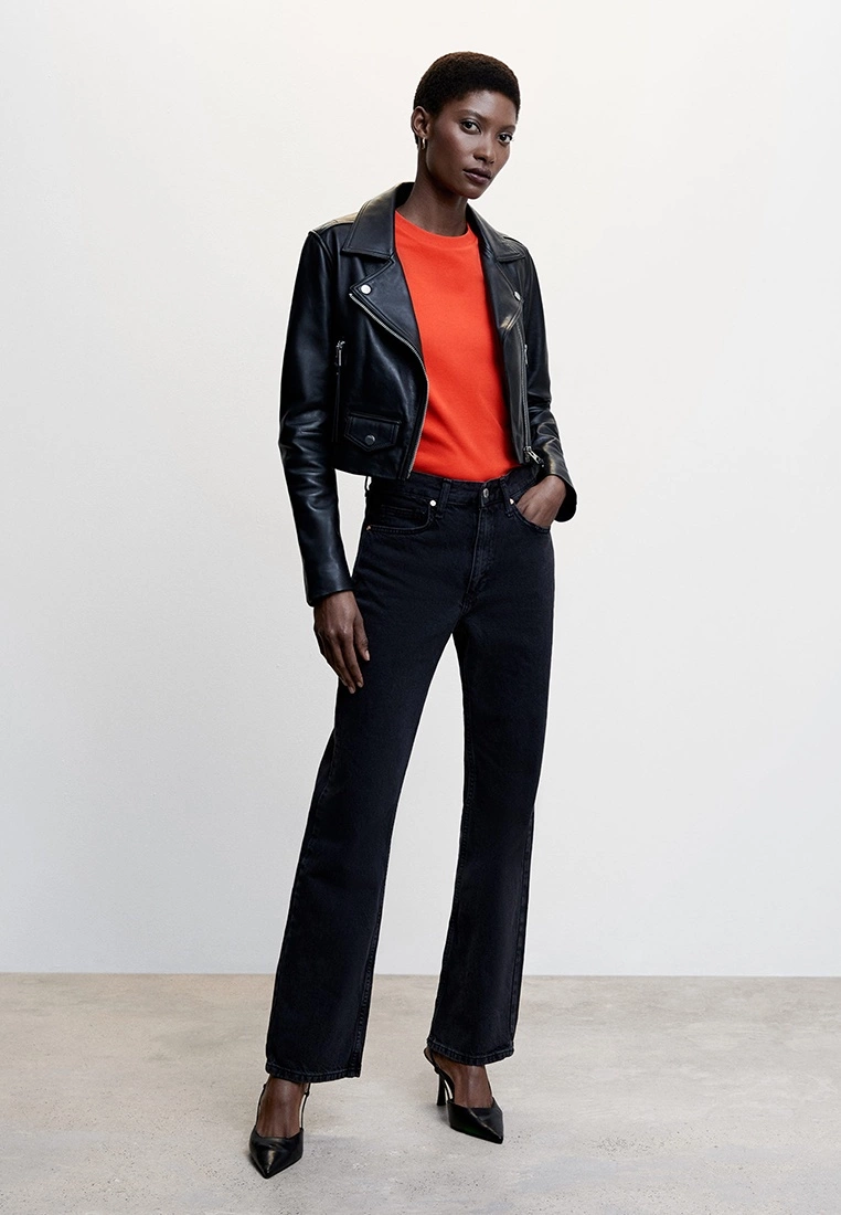 Mango Rounded Neck Cotton T-Shirt 7 Mango Rounded Neck Cotton T-Shirt - Image 5