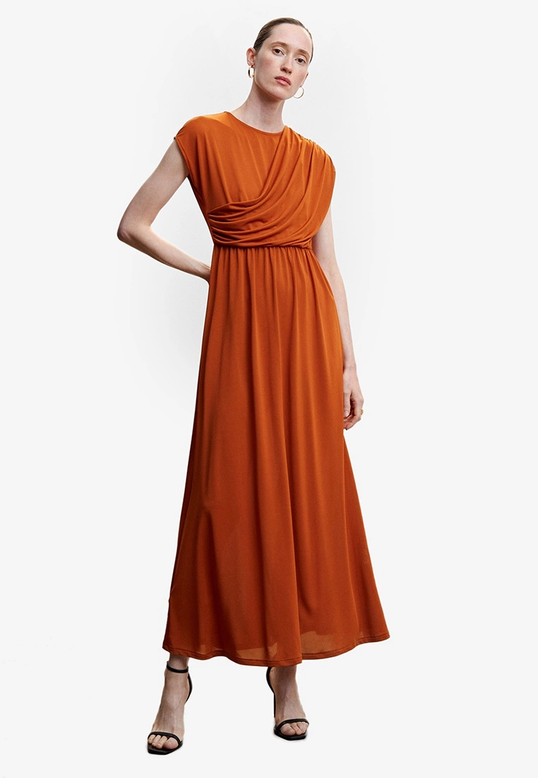 Mango Draped Detail Dress 3 Mango Draped Detail Dress