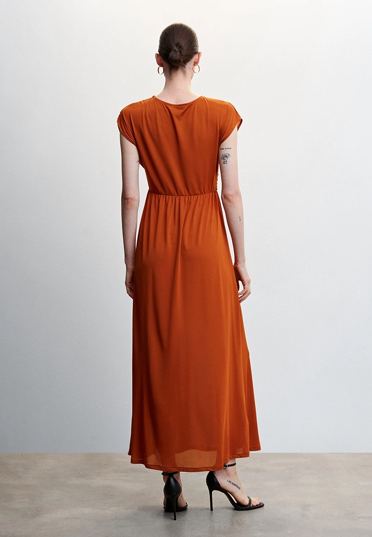 Mango Draped Detail Dress 4 Mango Draped Detail Dress - Image 2