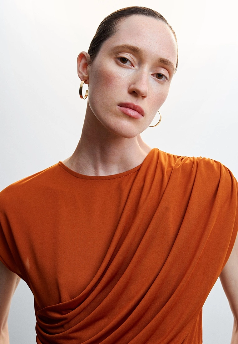 Mango Draped Detail Dress 5 Mango Draped Detail Dress - Image 3