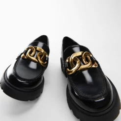 Mango Chain Loafers -Mango popular store mango 3303 0562636 5