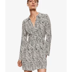 Mango Animal Print Dress