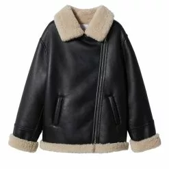 Mango Faux Shearling-Lined Jacket 17 Mango Faux Shearling-Lined Jacket -Mango popular store mango 3312 4752636 8