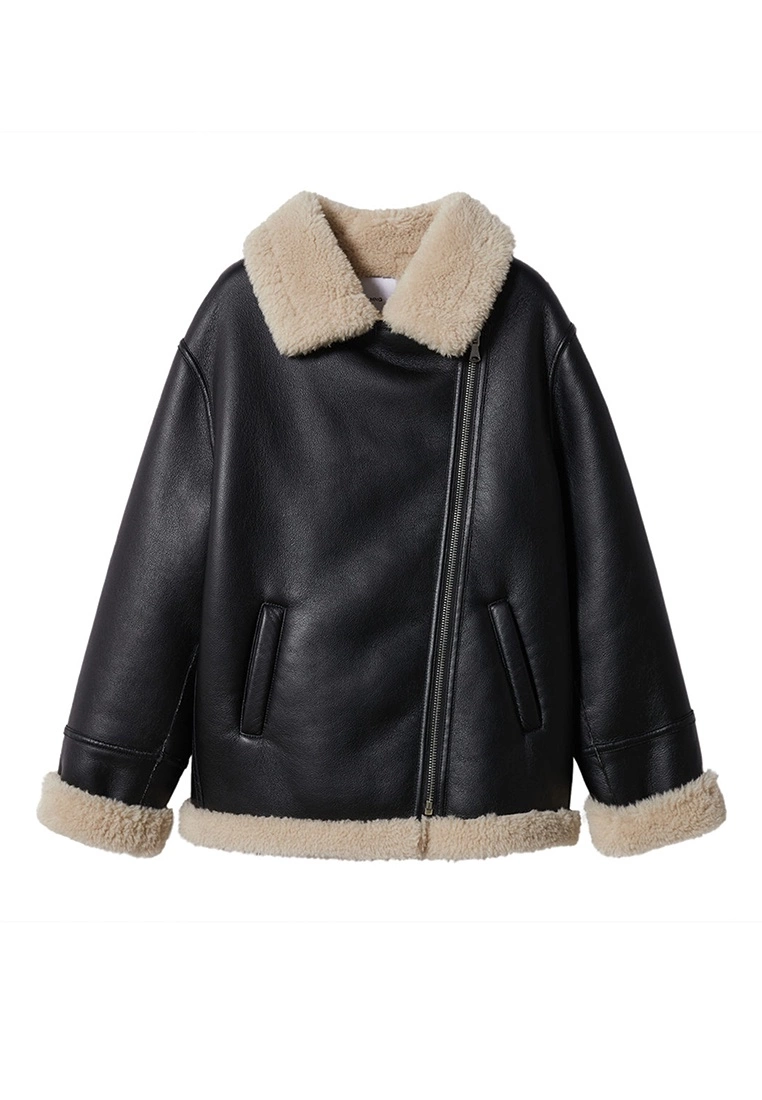 Mango Faux Shearling-Lined Jacket 10 Mango Faux Shearling-Lined Jacket - Image 8