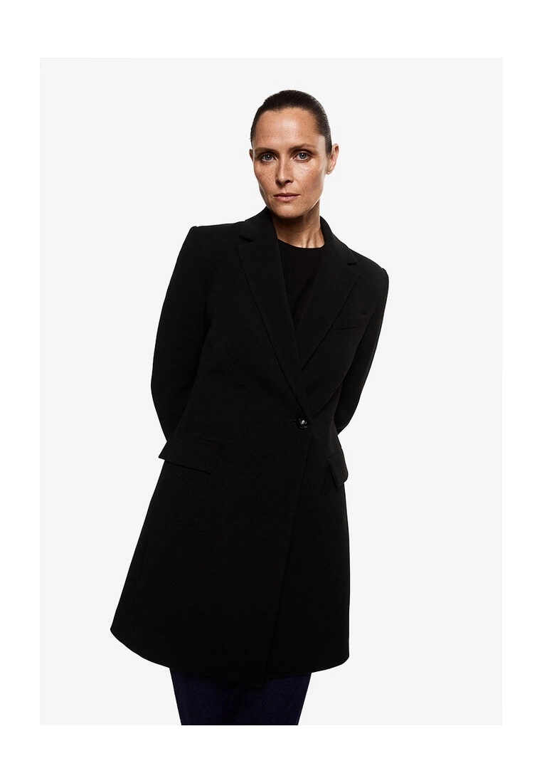 Mango Fitted Crossed Coat 3 Mango Fitted Crossed Coat