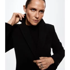 Mango Fitted Crossed Coat 13 Mango Fitted Crossed Coat -Mango popular store mango 3317 9261626 4