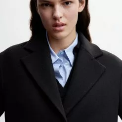 Mango Buttoned Wool Coat -Mango popular store mango 3319 5842636 3