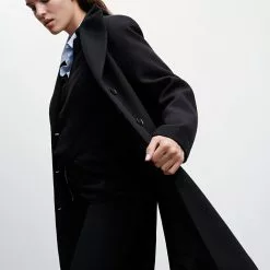 Mango Buttoned Wool Coat -Mango popular store mango 3319 5842636 4