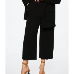 Mango Cropped Button Trousers 12 Mango Cropped Button Trousers -Mango popular store mango 3319 8526626 2