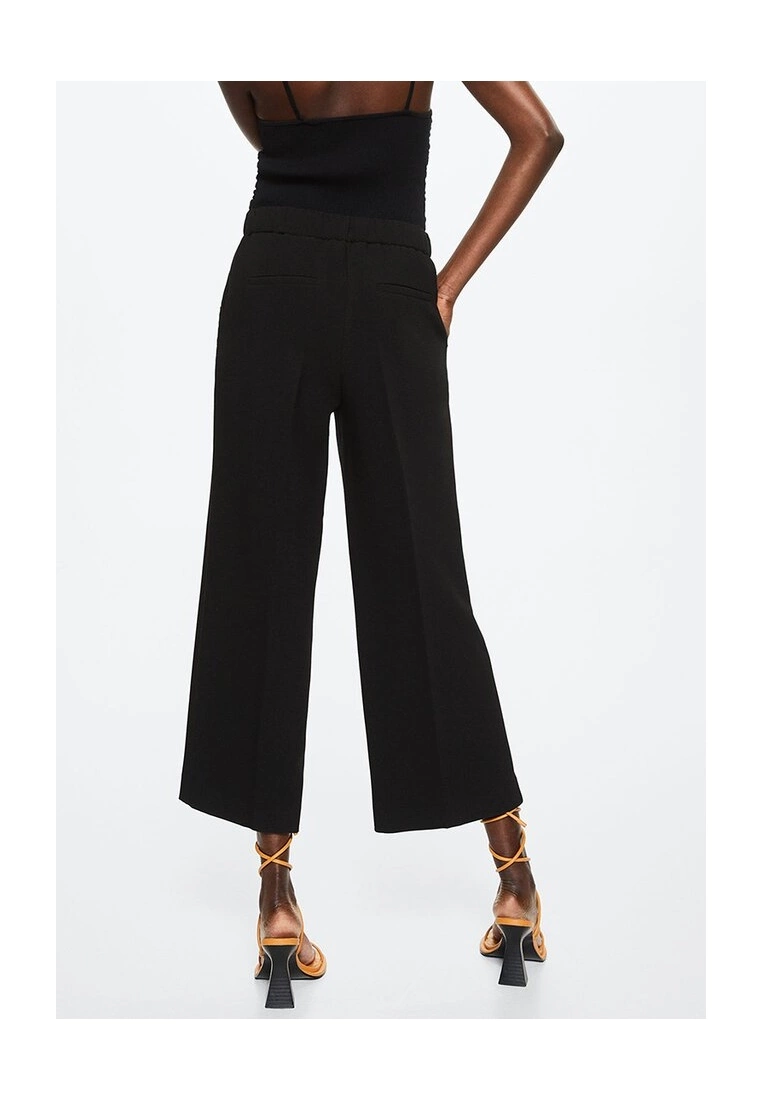 Mango Cropped Button Trousers 5 Mango Cropped Button Trousers - Image 3