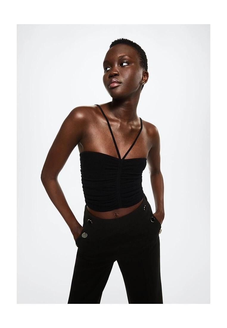 Mango Cropped Button Trousers 7 Mango Cropped Button Trousers - Image 5