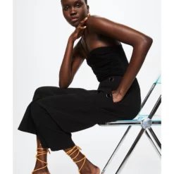 Mango Cropped Button Trousers 16 Mango Cropped Button Trousers -Mango popular store mango 3321 8526626 6