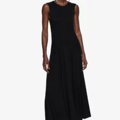 Mango Draped Knit Dress