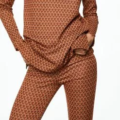 Mango Printed Flared Trousers -Mango popular store mango 3329 1821136 3