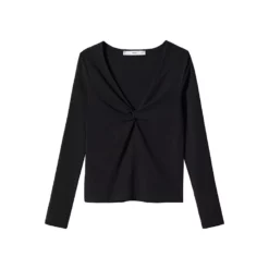 Mango Knot Detail T-Shirt -Mango popular store mango 3342 5429046 6