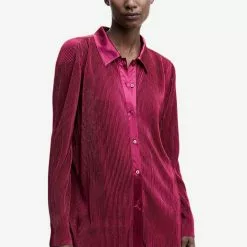 Mango Pleated Shirt