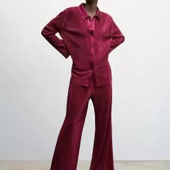 Mango Pleated Shirt -Mango popular store mango 3353 4929046 4